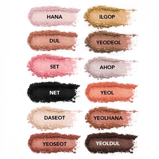 Vice Cosmetics BT21 Eyeshadow Palette swatches