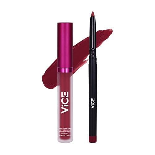 Vice Cosmetics Phenomenal Velvet Liquid Lip Kit - Zelavu
