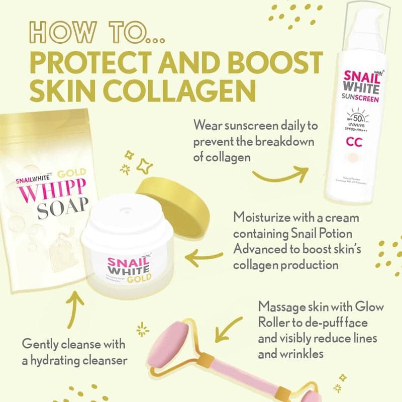 Snail White Whipp Soap Gold