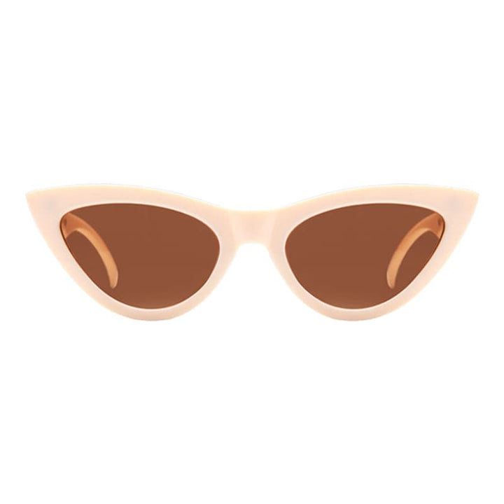 Sunnies Studios Zia Cat Eye Sunglasses for Men and Women - Coconut Full
