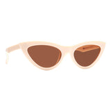 Zia Cat Eye Sunglasses for Men and Women - Coconut Full