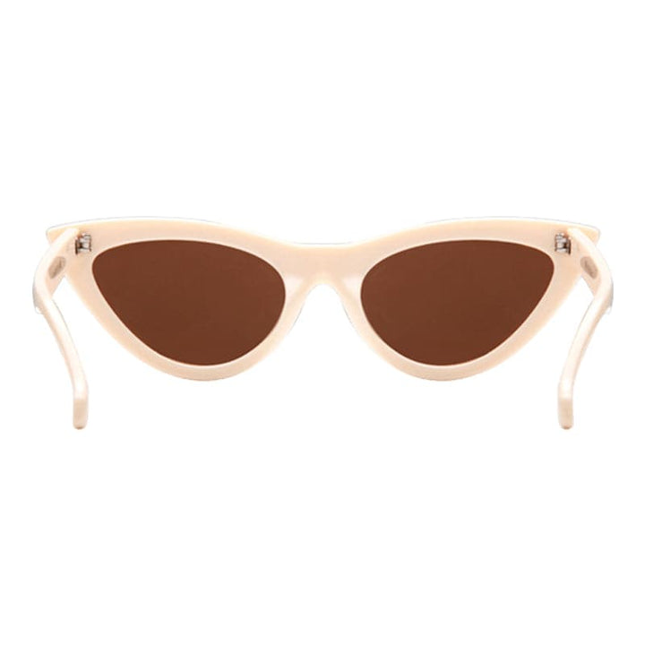 Sunnies Studios Zia Cat Eye Sunglasses for Men and Women - Coconut Full
