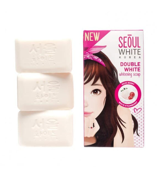 Seoul White Double White Whitening Soap 120g x 3 β PNY BEAUTY