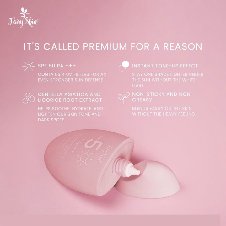 Fairy Skin Premium Brightening Sunscreen 50g