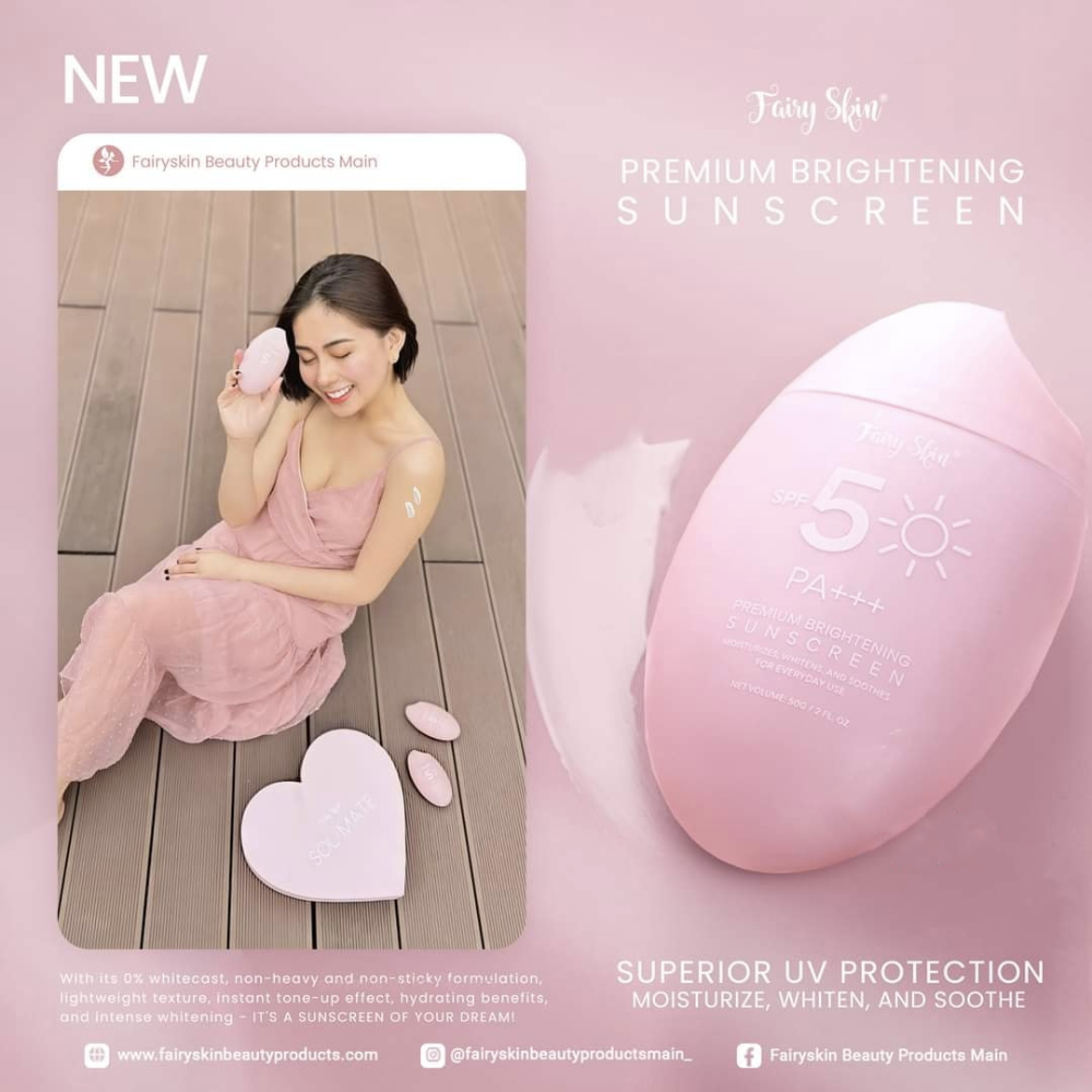 Fairy Skin Premium Brightening Sunscreen – PNY BEAUTY