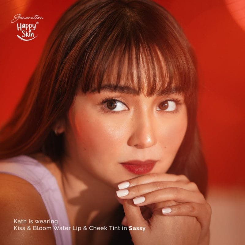 Happy Skin Kiss & Bloom Water Lip & Cheek Tint - Sassy