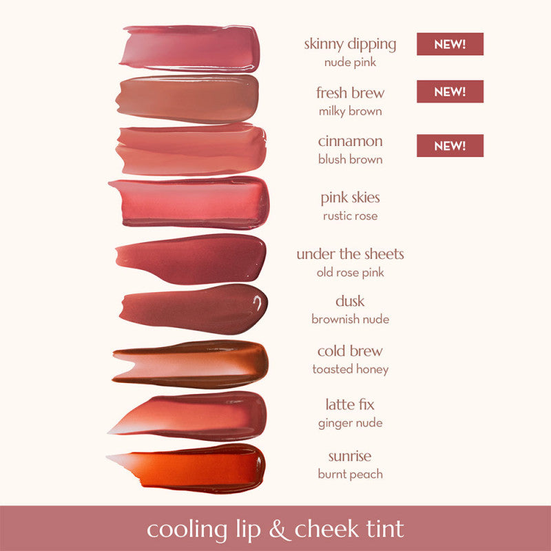 Happy Skin Fresh Morning Dew Cooling Lip & Cheek Tint - Shades