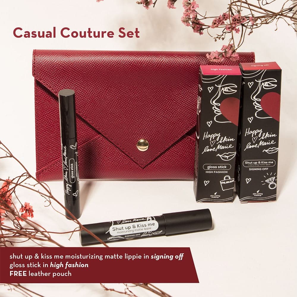 Love Marie Casual Couture Set (Matte Lippie + Gloss Stick)