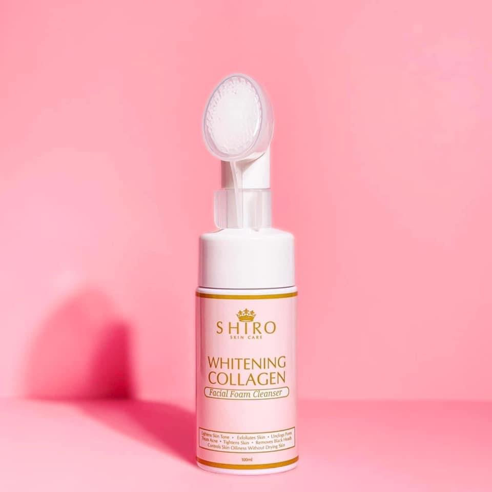 Whitening Collagen Facial Foam Cleanser