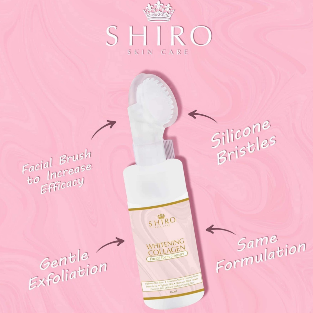 Whitening Collagen Facial Foam Cleanser