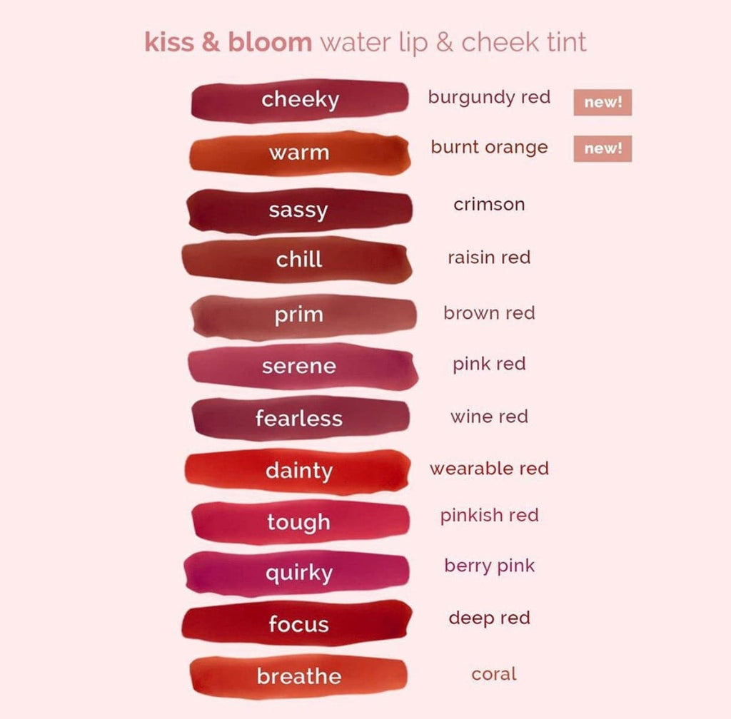 Kiss & Bloom Water Lip & Cheek Tint - Prim