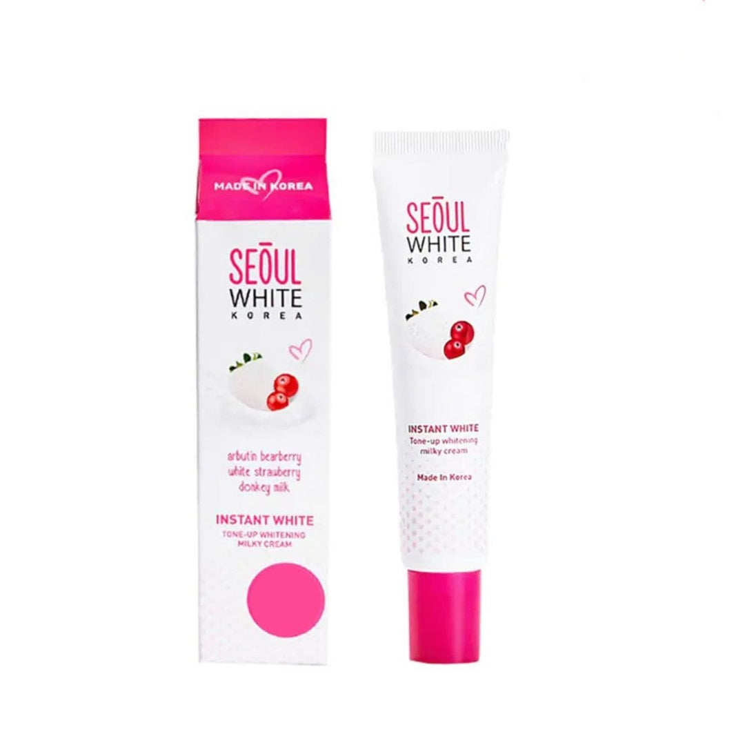 Seoul White Korea Instant White Tone-Up Whitening Cream 20g Tube
