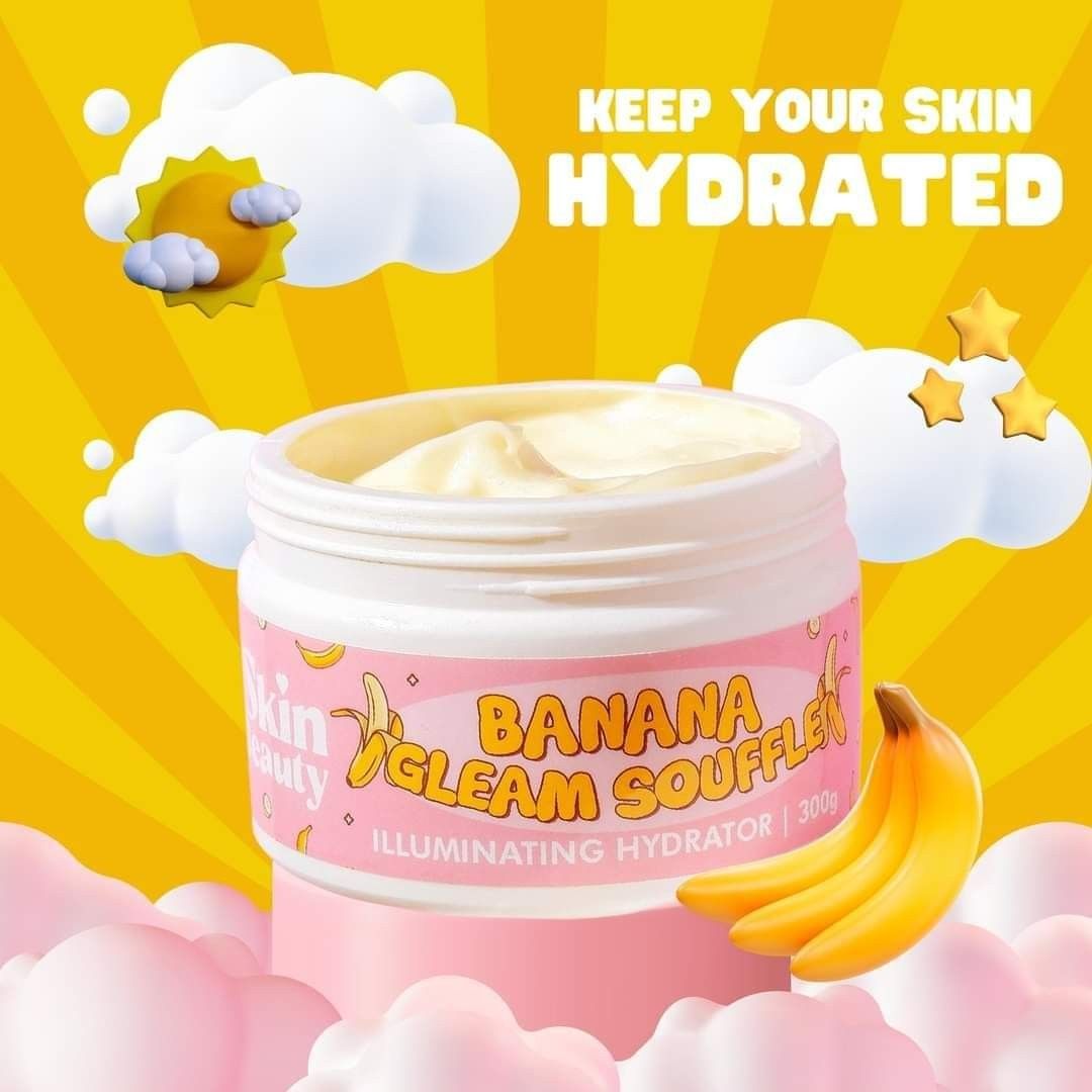 Jskin Beauty Banana Gleam Souffle - Illuminating Hydrator 300g