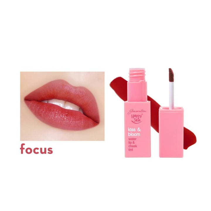 Generation Happy Skin Active Kiss & Bloom Water Lip & Cheek Tint - Focus