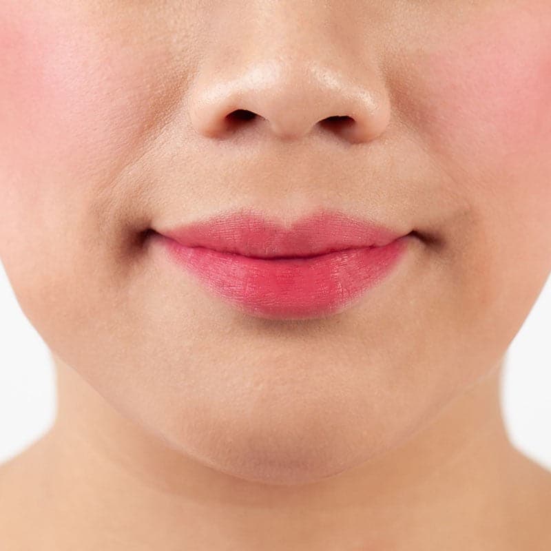 Happy Skin Kiss & Bloom Water Lip & Cheek Tint in Serene Model